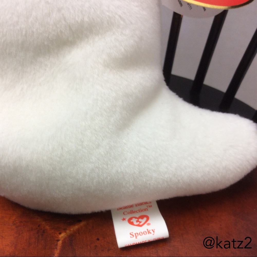 Ty Beanie Baby Retired Spooky the Ghost 1995 - Picture 3 of 3